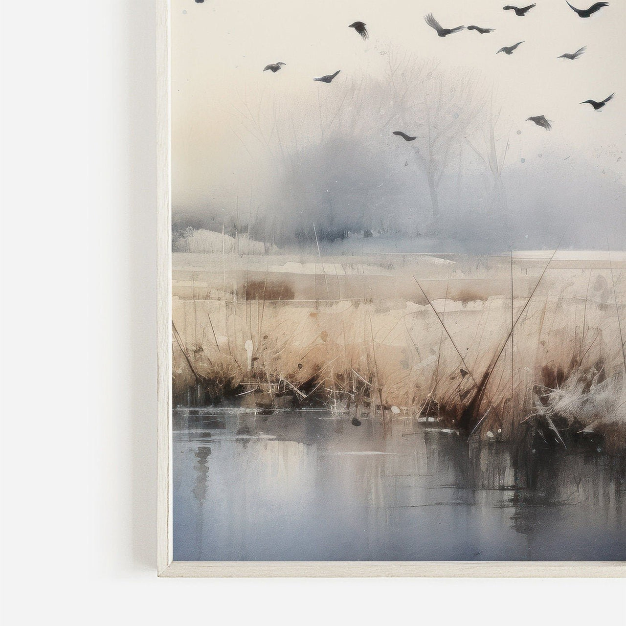 Bird Watercolor Wall Art – Nature Nursery Print