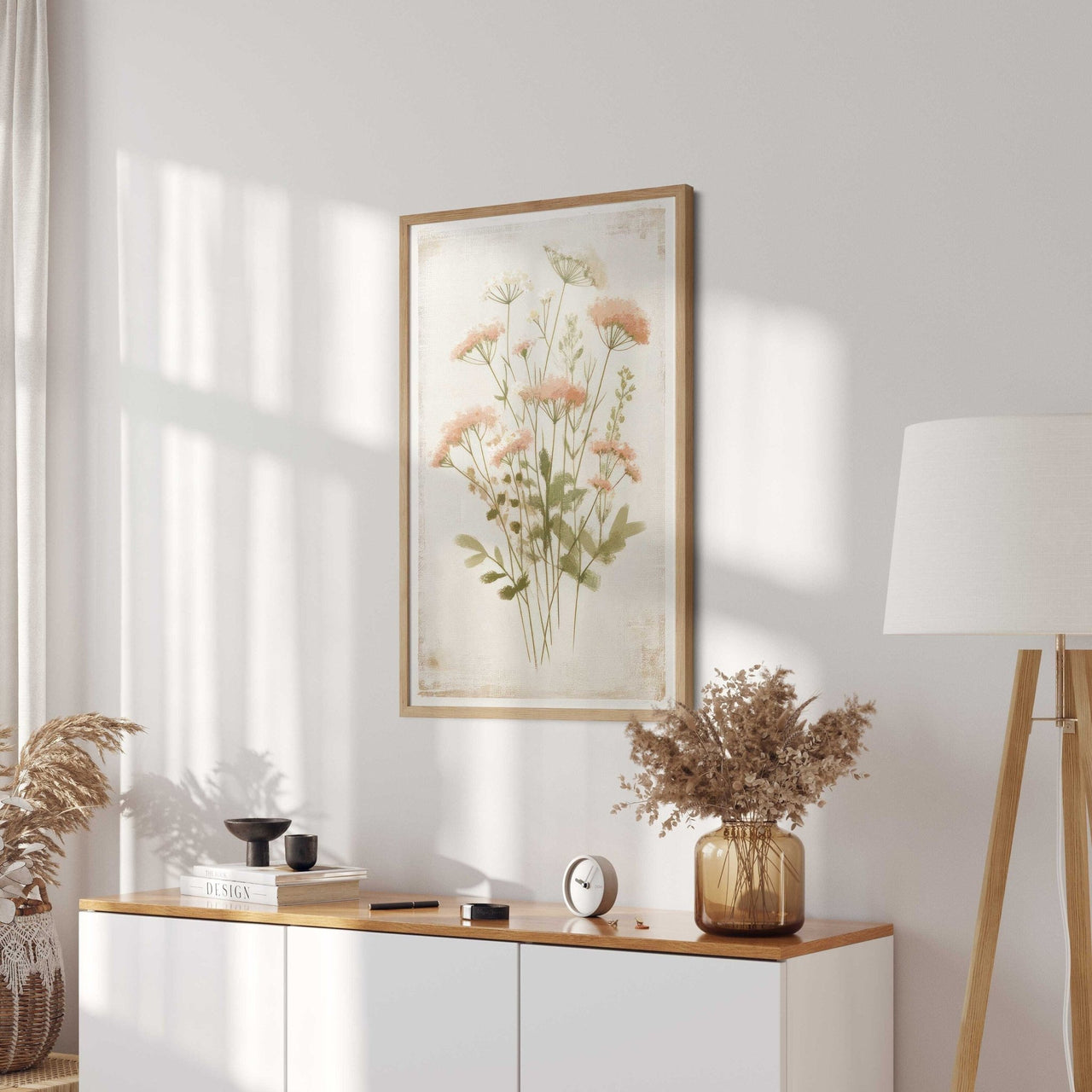 Wildflower Print – Floral Living Room Wall Art