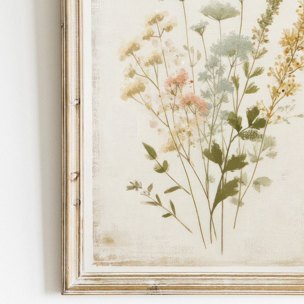 Wildflower Art Print – Floral Girls Room Wall Decor