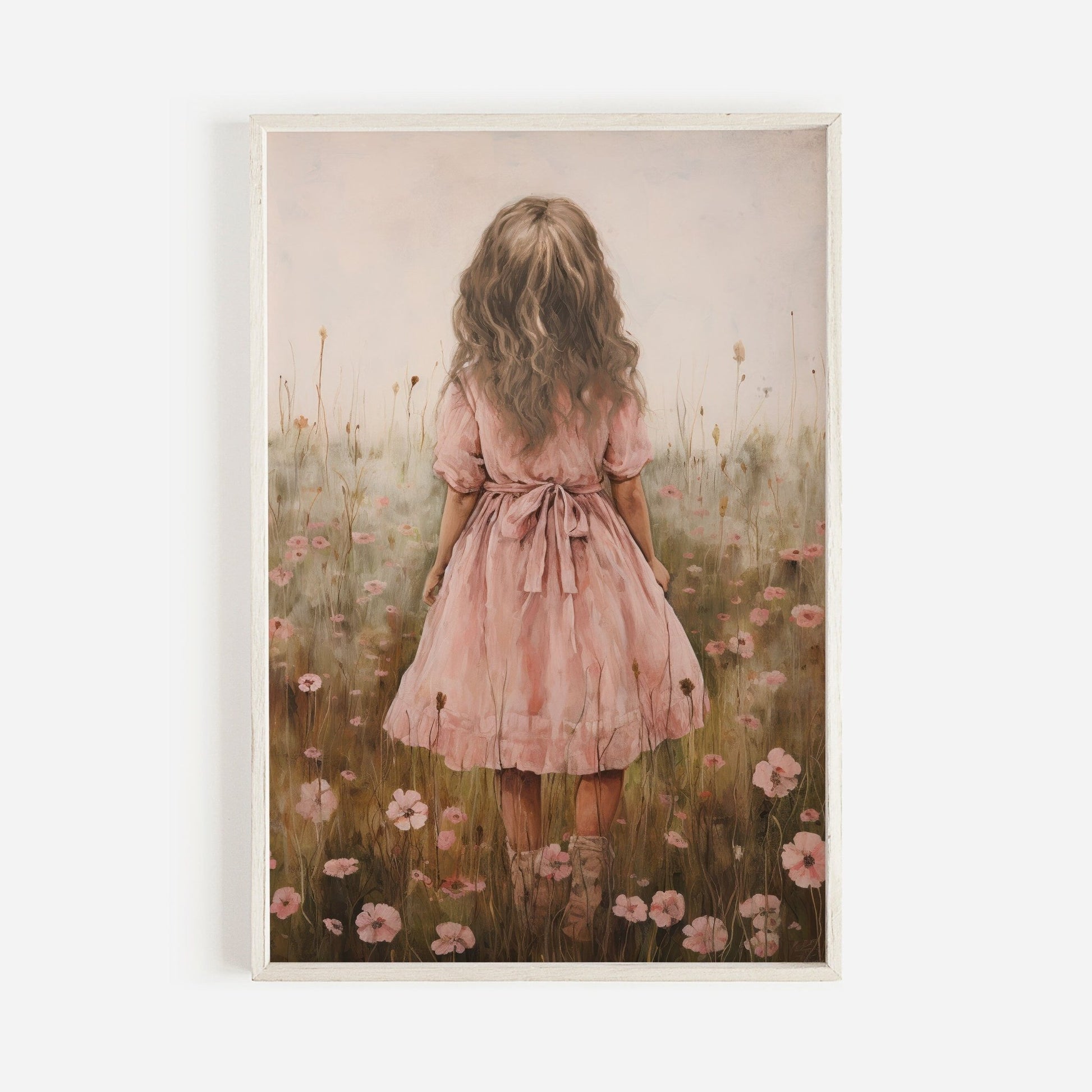 Wildflower Field Prints, Nursery Flower Decor, Cute Girls Room Art - WildfieldPrints
