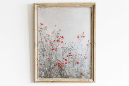 Wildflower Field Prints, Rustic Floral Wall Decor, Botanical Art - WildfieldPrints