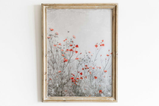 Wildflower Field Prints, Rustic Floral Wall Decor, Botanical Art - WildfieldPrints