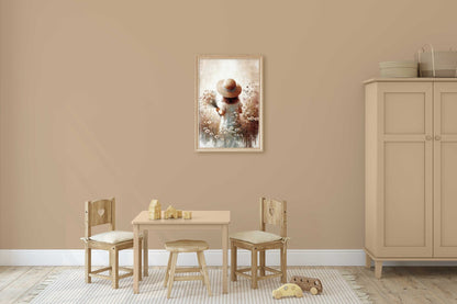 Wildflower Field Prints, Rustic Girl's Room Decor, Vintage Nursery Art - WildfieldPrints