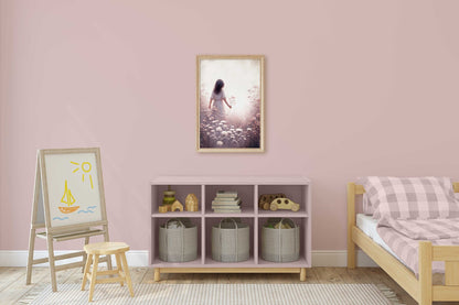 Wildflower Nursery Art, Adorable Girl's Room Decor, Vintage Touch - WildfieldPrints
