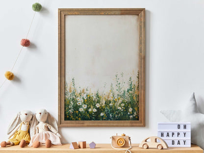 Wildflower Print, Rustic Floral Wall Decor, Country - Inspired Art - WildfieldPrints