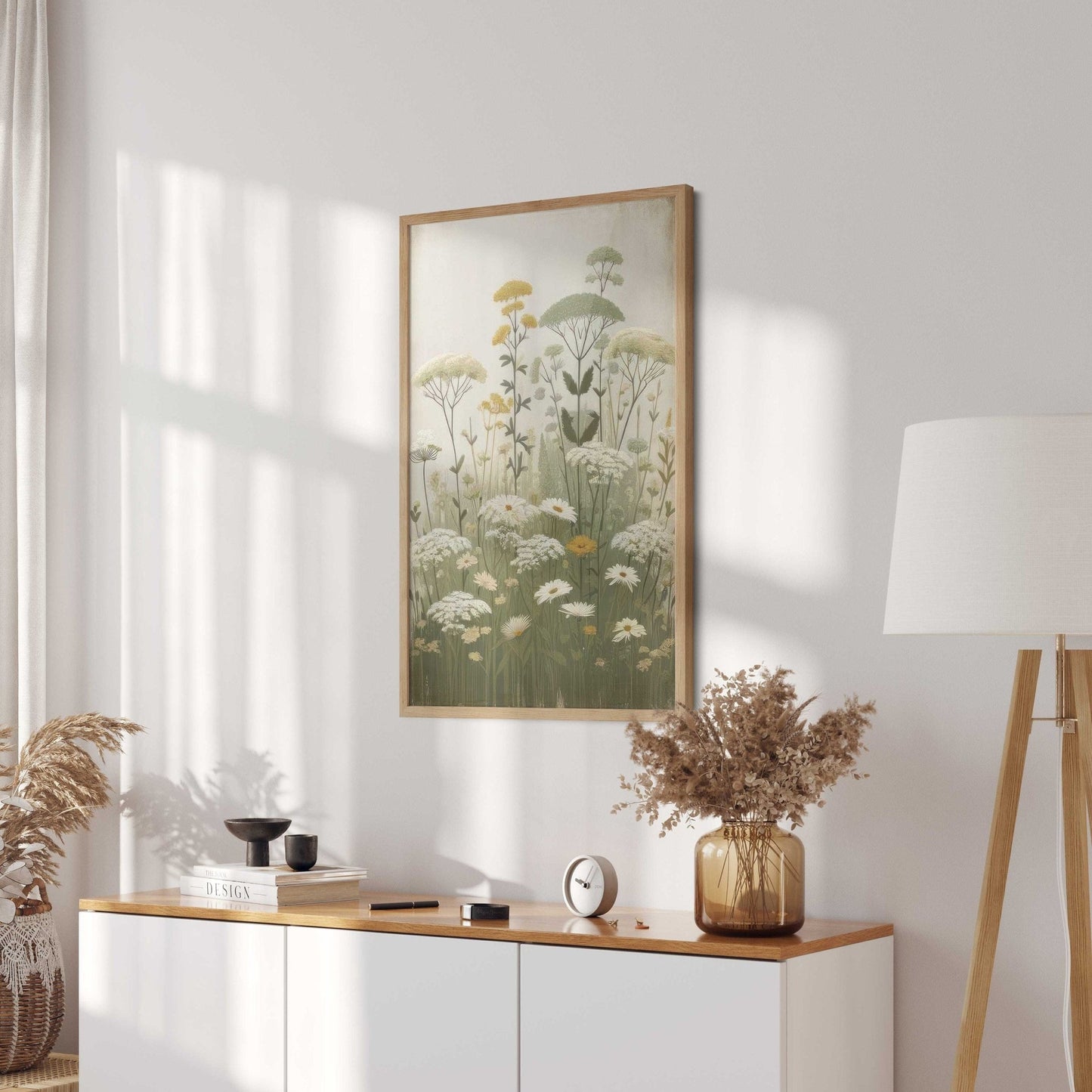 Wildflower Prints, Rustic Floral Wall Decor, Vintage Botanical Art - WildfieldPrints
