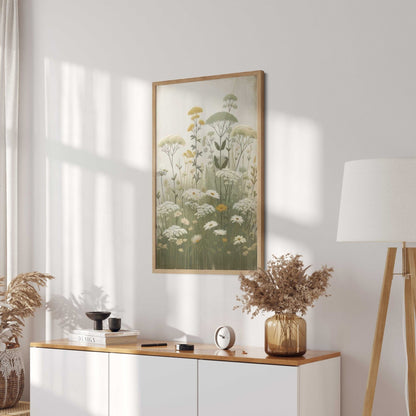 Wildflower Prints, Rustic Floral Wall Decor, Vintage Botanical Art - WildfieldPrints