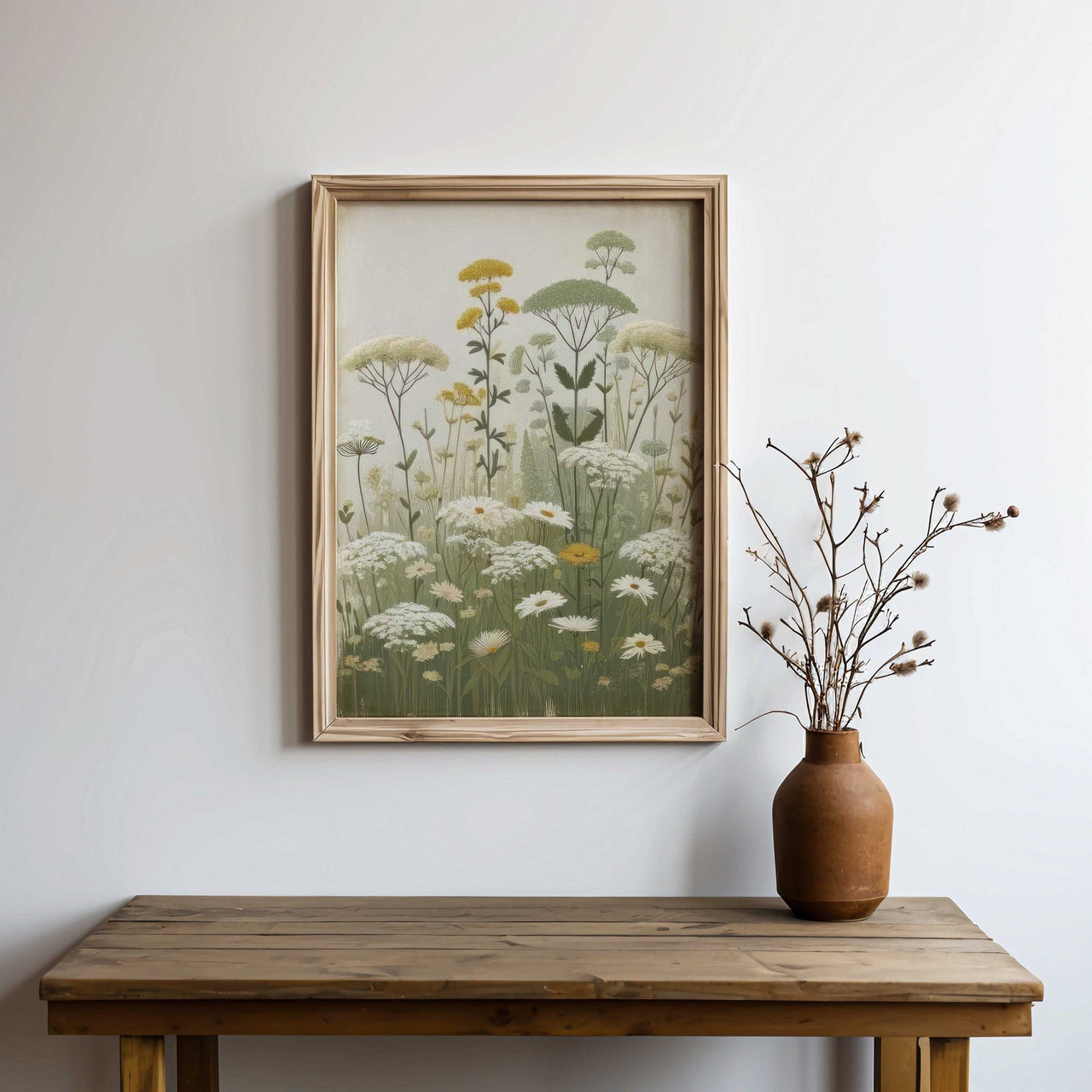 Wildflower Wall Art – Floral Nursery Print
