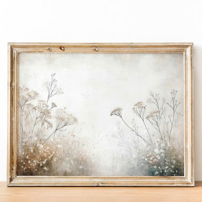 Wildflower Prints, Vintage Botanical Wall Decor, Abstract Floral Art - WildfieldPrints