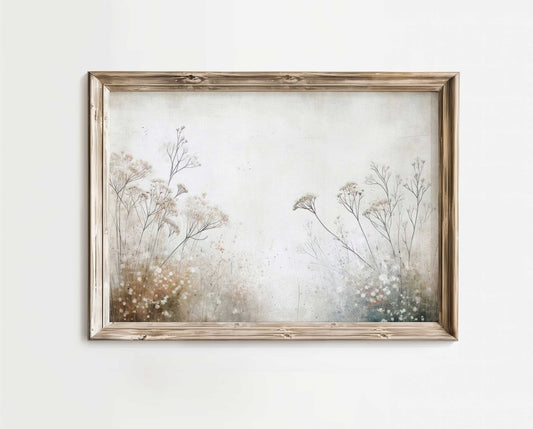 Wildflower Prints, Vintage Botanical Wall Decor, Abstract Floral Art - WildfieldPrints
