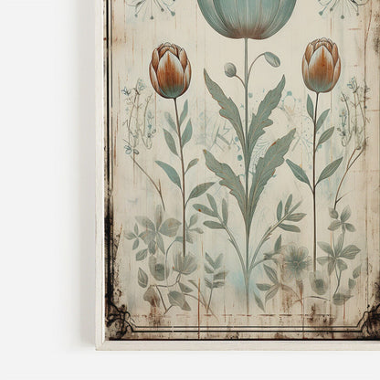 Wildflower Prints, Vintage Botanical Wall Decor, Floral Bouquet Art - WildfieldPrints