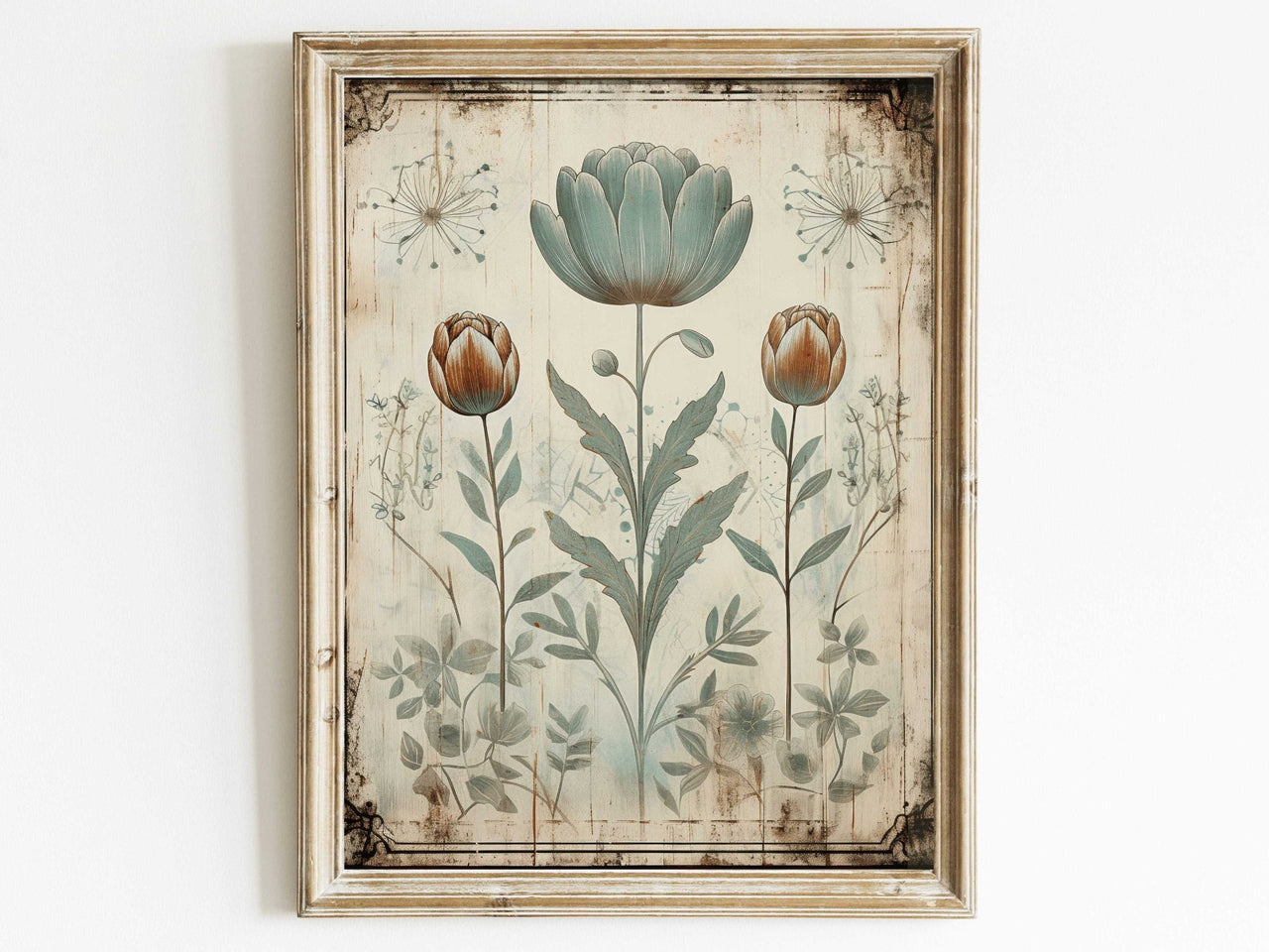 Wildflower Wall Art – Floral Girls Room Print