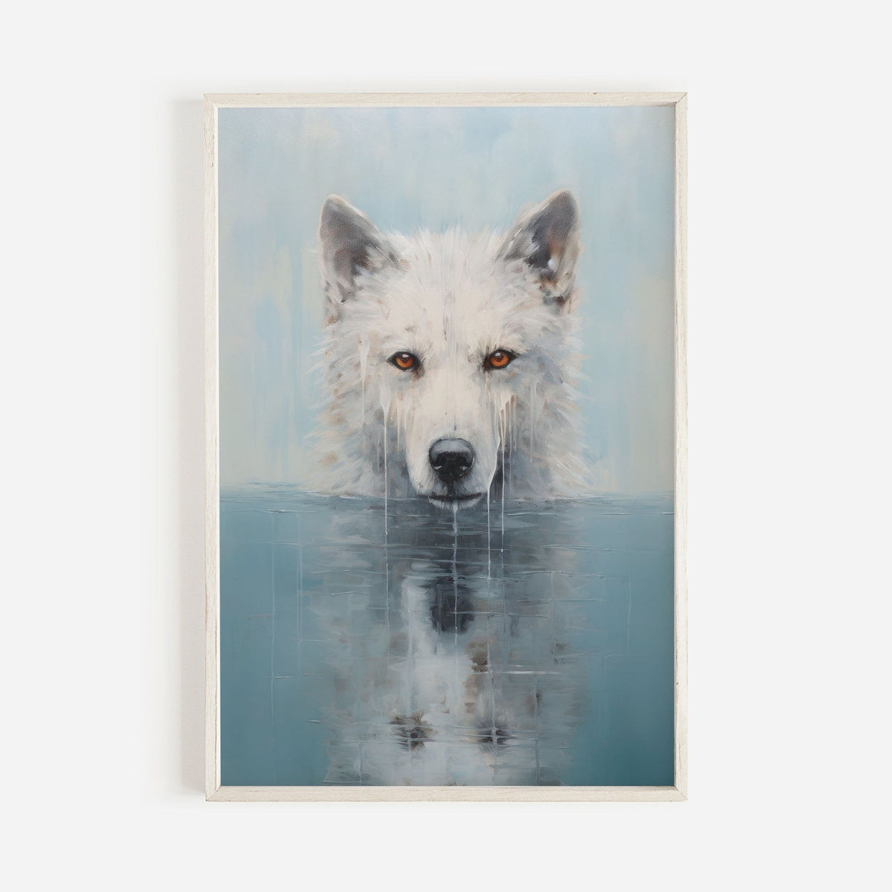 Wolf Wall Art – Animal Boys Room Decor