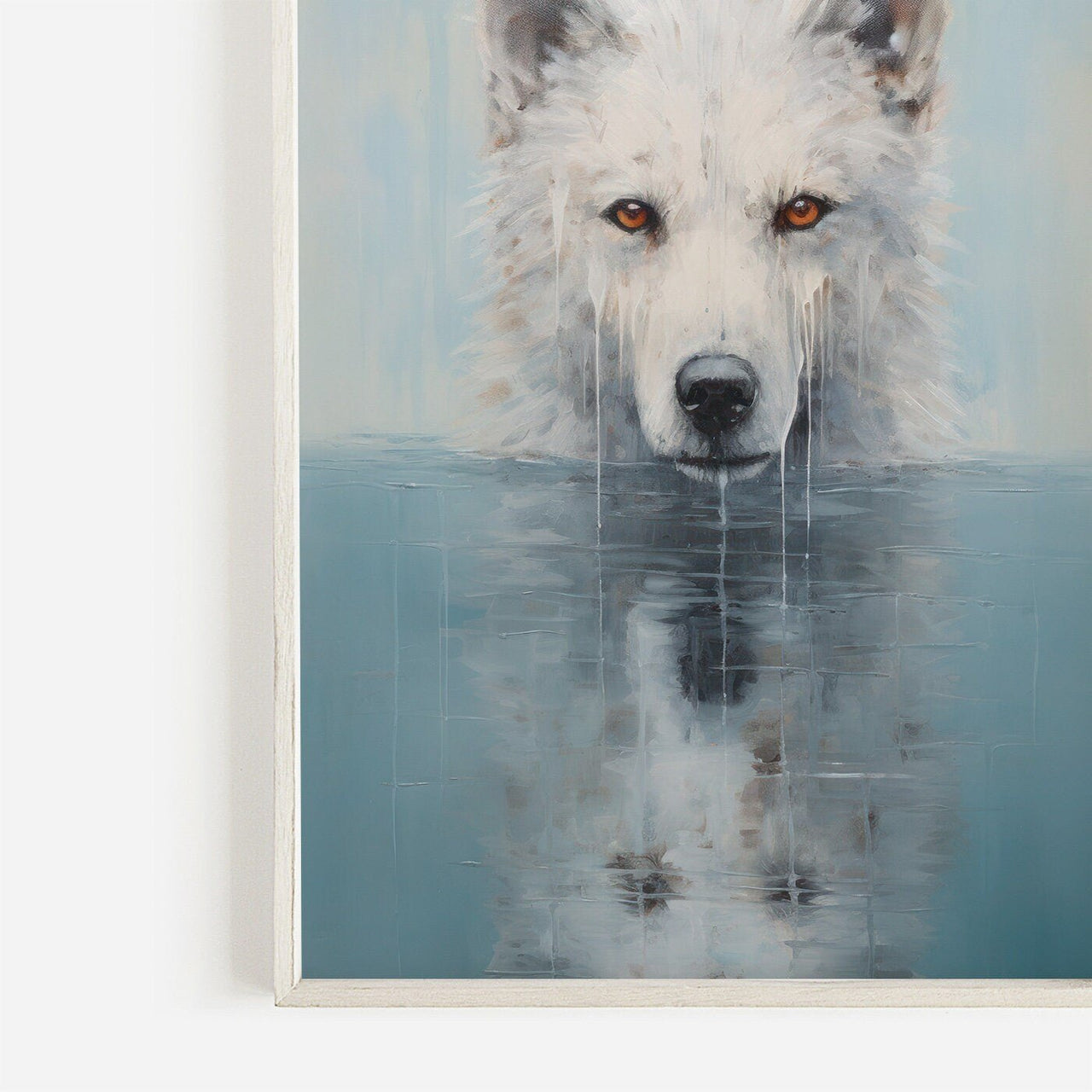Wolf Wall Art – Animal Boys Room Decor