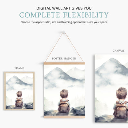 Woodland Animal Nursery Decor, Forest Animal Prints, Bear & Fox Art - WildfieldPrints