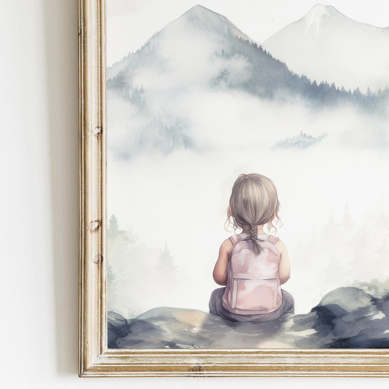 Woodland Animal Wall Art – Forest Nursery Prints for Girls • Set of 3