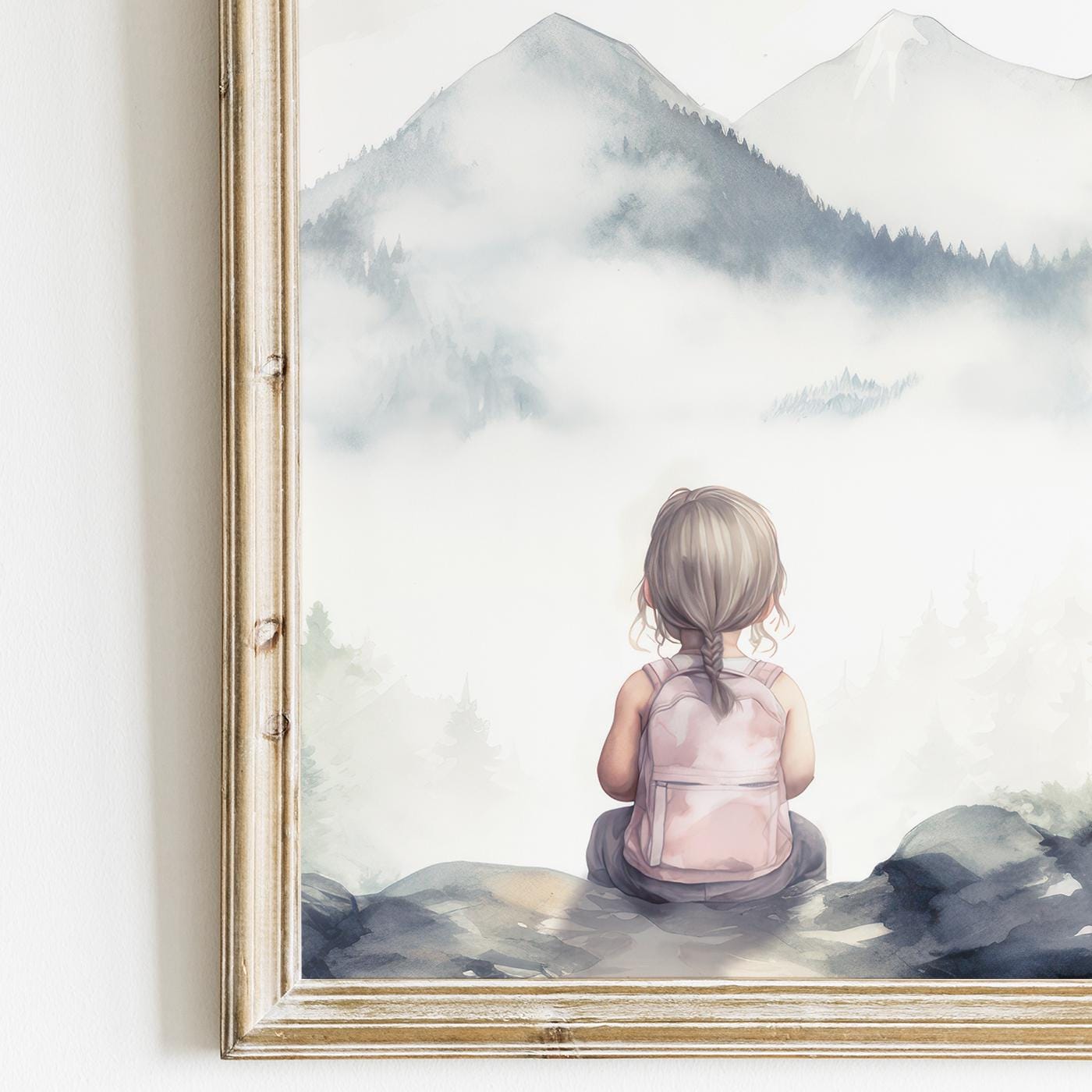 Woodland Animal Nursery Decor, Forest Animal Prints, Girls Room Art - WildfieldPrints
