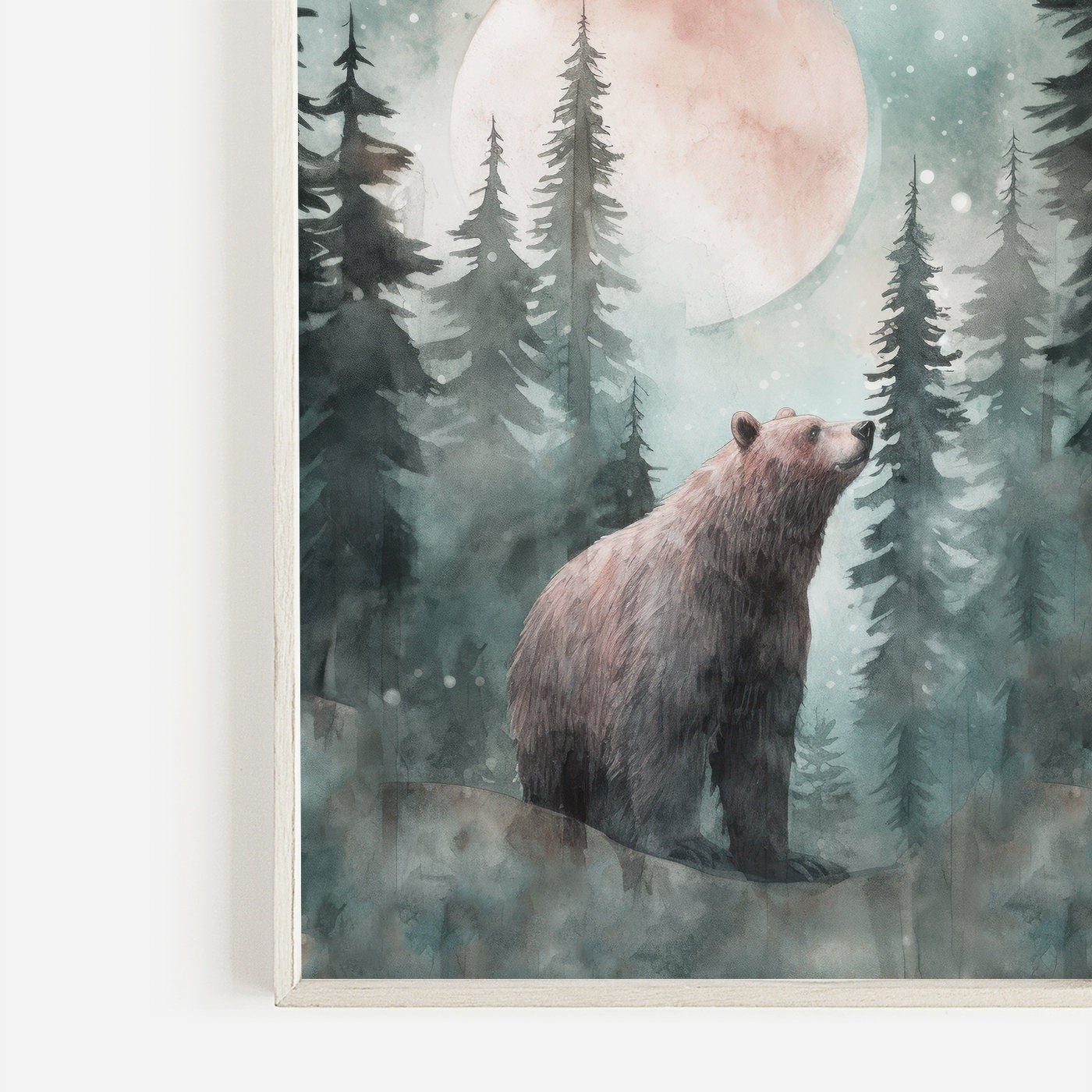 Woodland Animal Prints, Forest Animal Wall Art, Kids Room Decor - WildfieldPrints