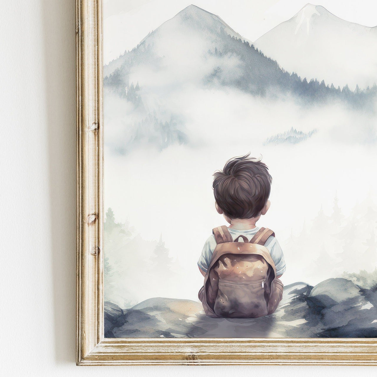 Woodland Fox Wall Art – Animal Nursery Print for Boys • Set of 3