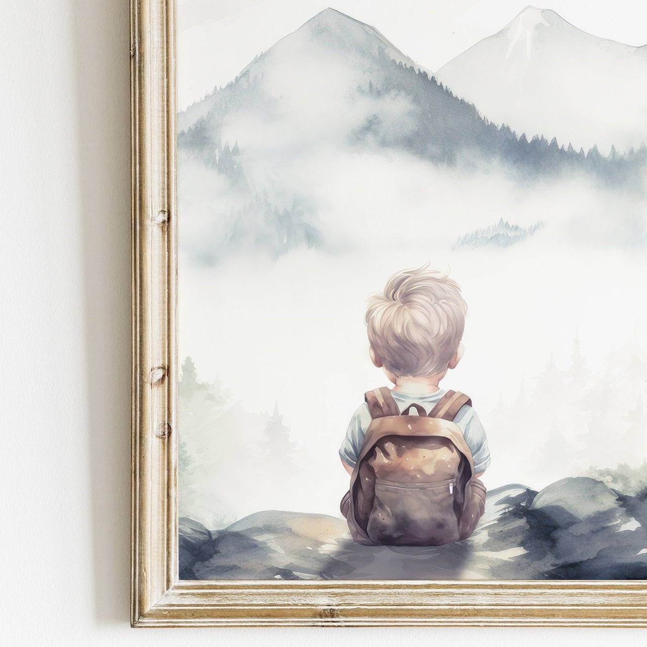 Woodland Animal Wall Art – Forest Boys Room Print • Set of 3