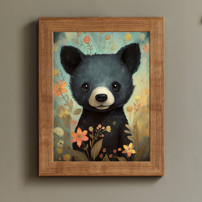Woodland Animal Prints, Forest Theme Wall Art, Baby Room Decor - WildfieldPrints
