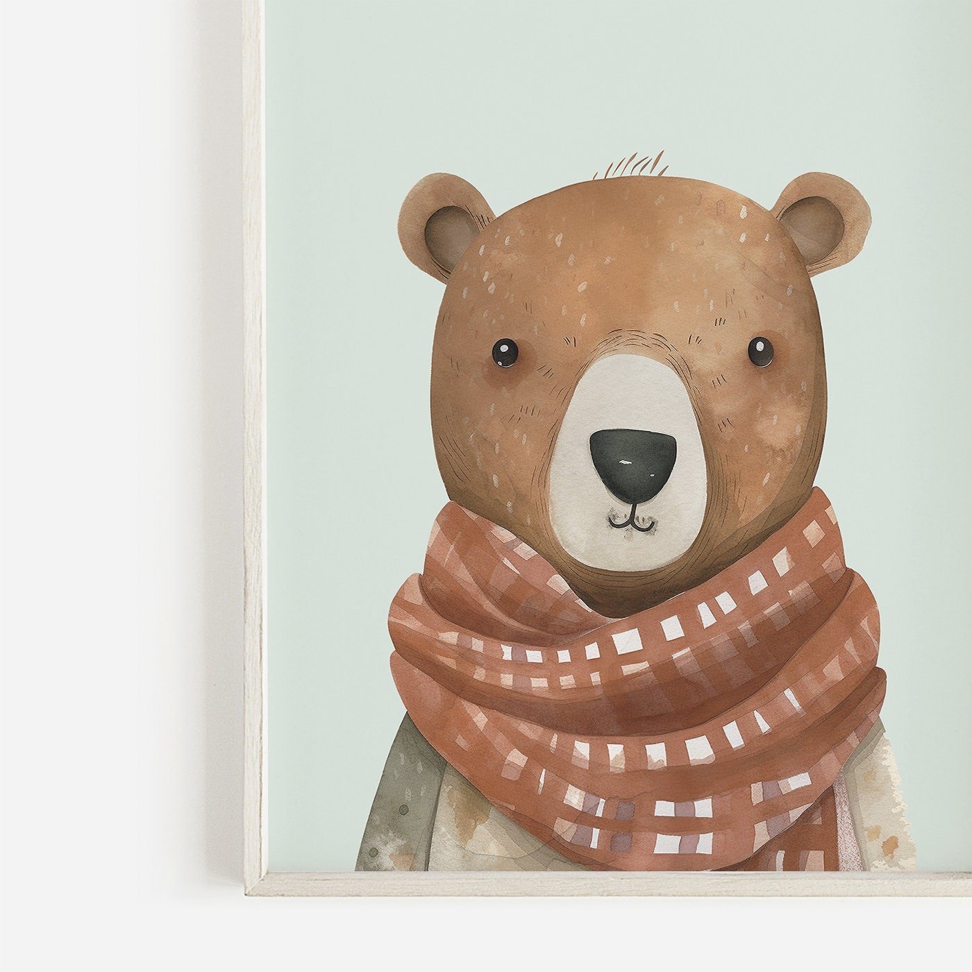 Woodland Animal Prints, Nursery Animal Decor, Bunny, Bear & Deer - WildfieldPrints