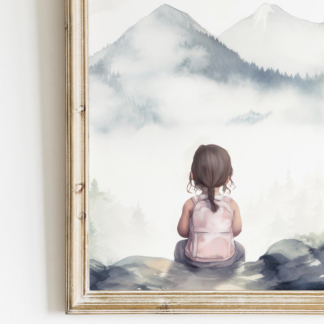 Woodland Animal Wall Art – Forest Nursery Prints for Girls • Set of 3
