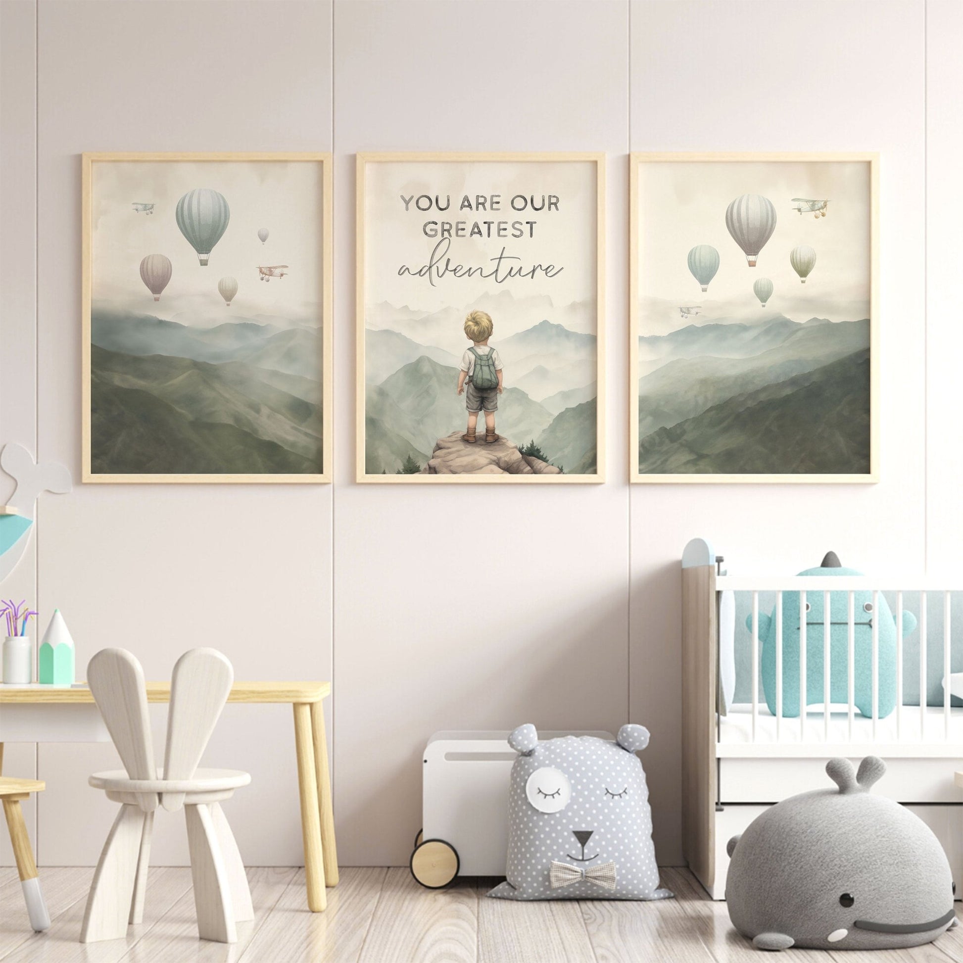 You Are Our Greatest Adventure Print, Nursery Quote Art, Adventure Decor - WildfieldPrints