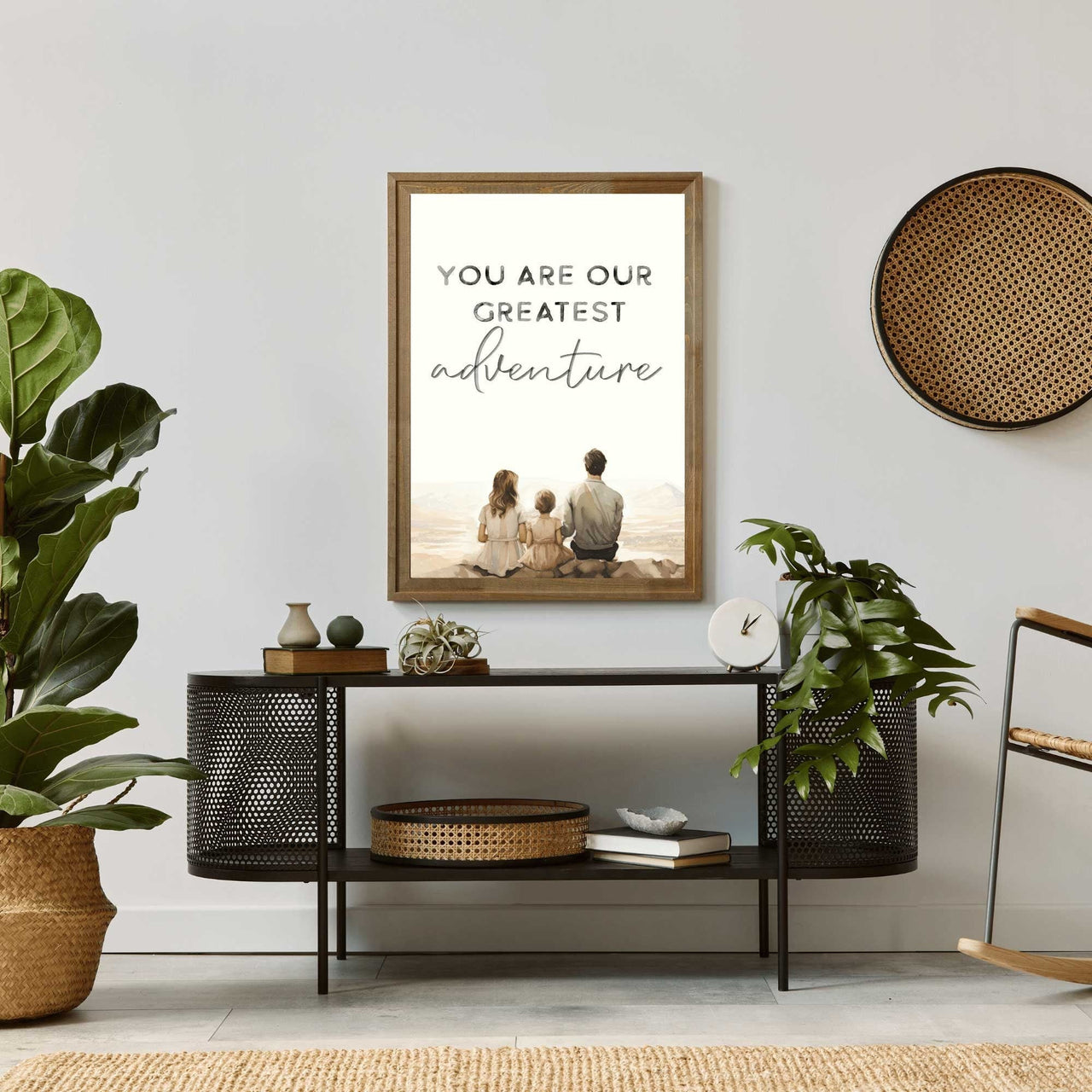 Greatest Adventure Wall Art – Family Nursery Print