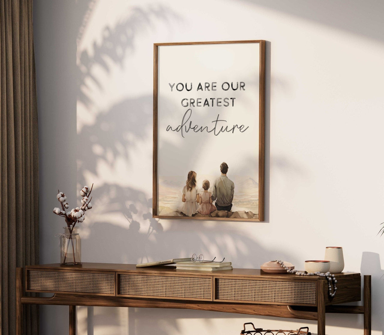 Greatest Adventure Wall Art – Family Nursery Print